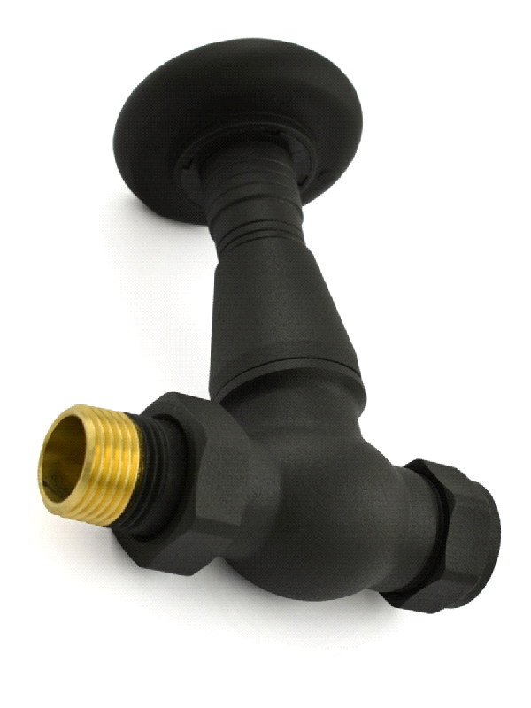 Lambeth Straight TRV Set - Textured Black